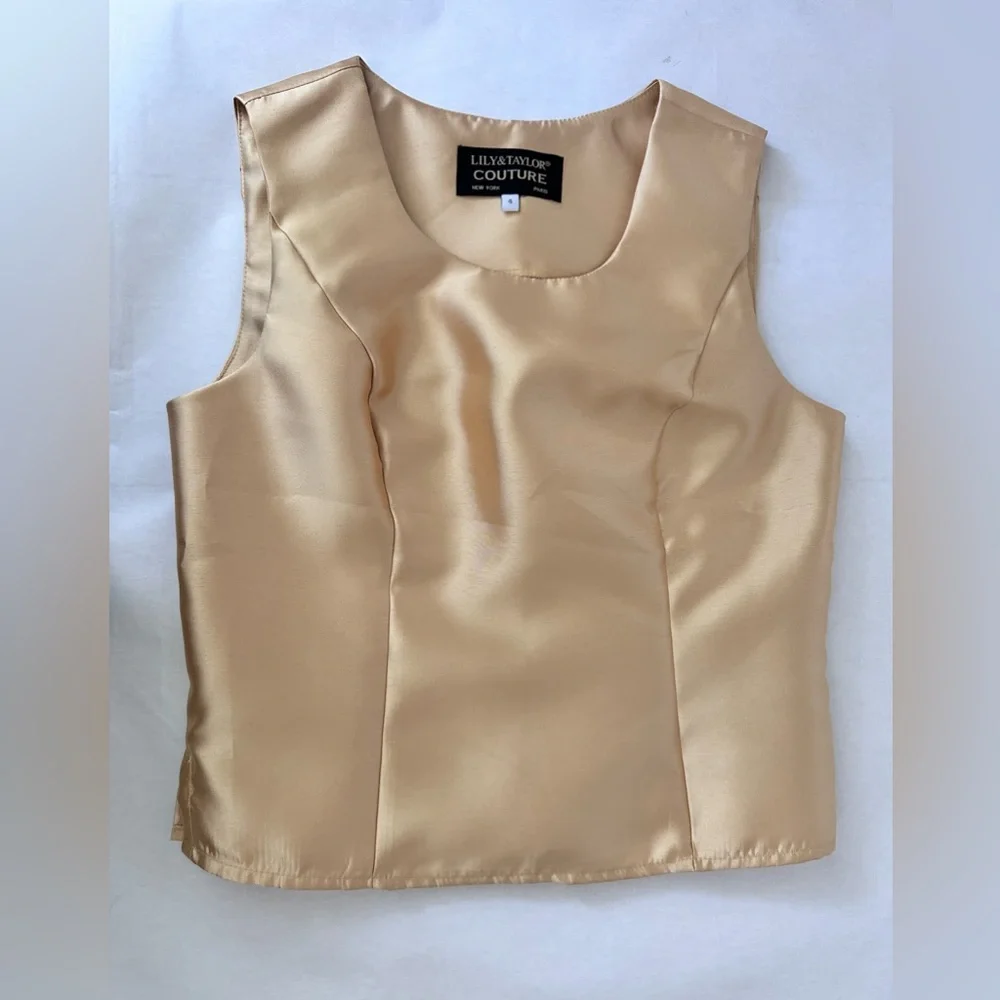 Lily & Taylor New York GORGEOUS LUXURY Suit 3 pcs Size 4 Couture - Picture 11 of 17